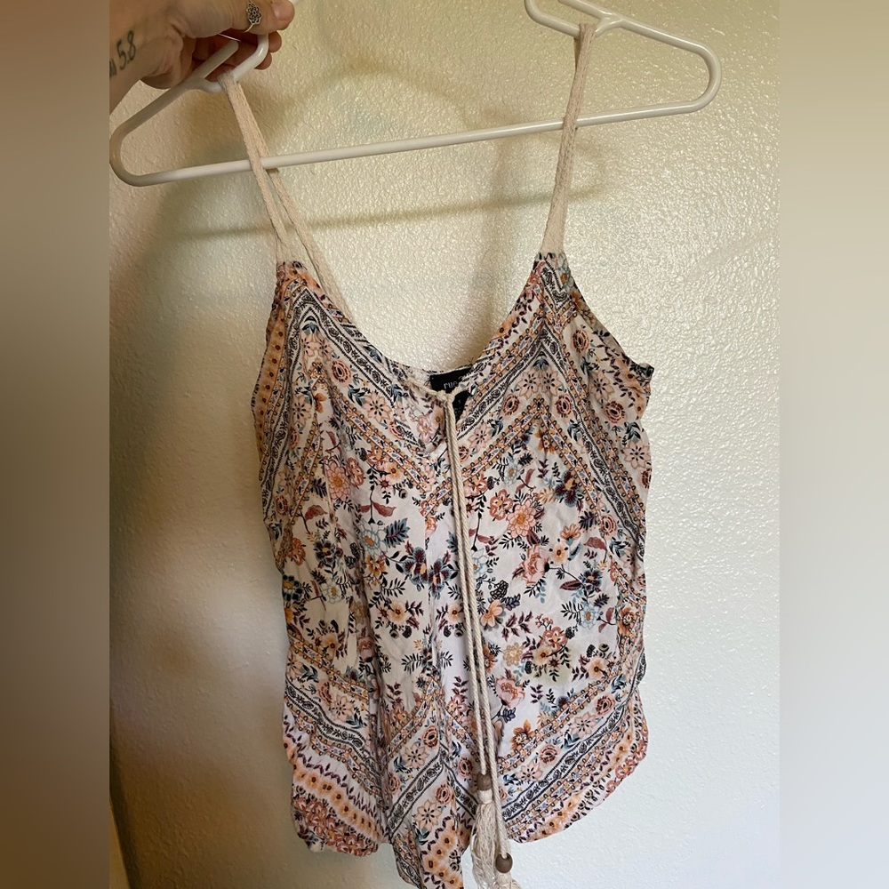 Cute floral tank top